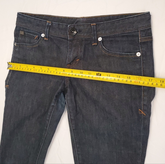 Armani Exchange Dark Blue/ Straight Leg Denim Women's Size 4 - Picture 5 of 12